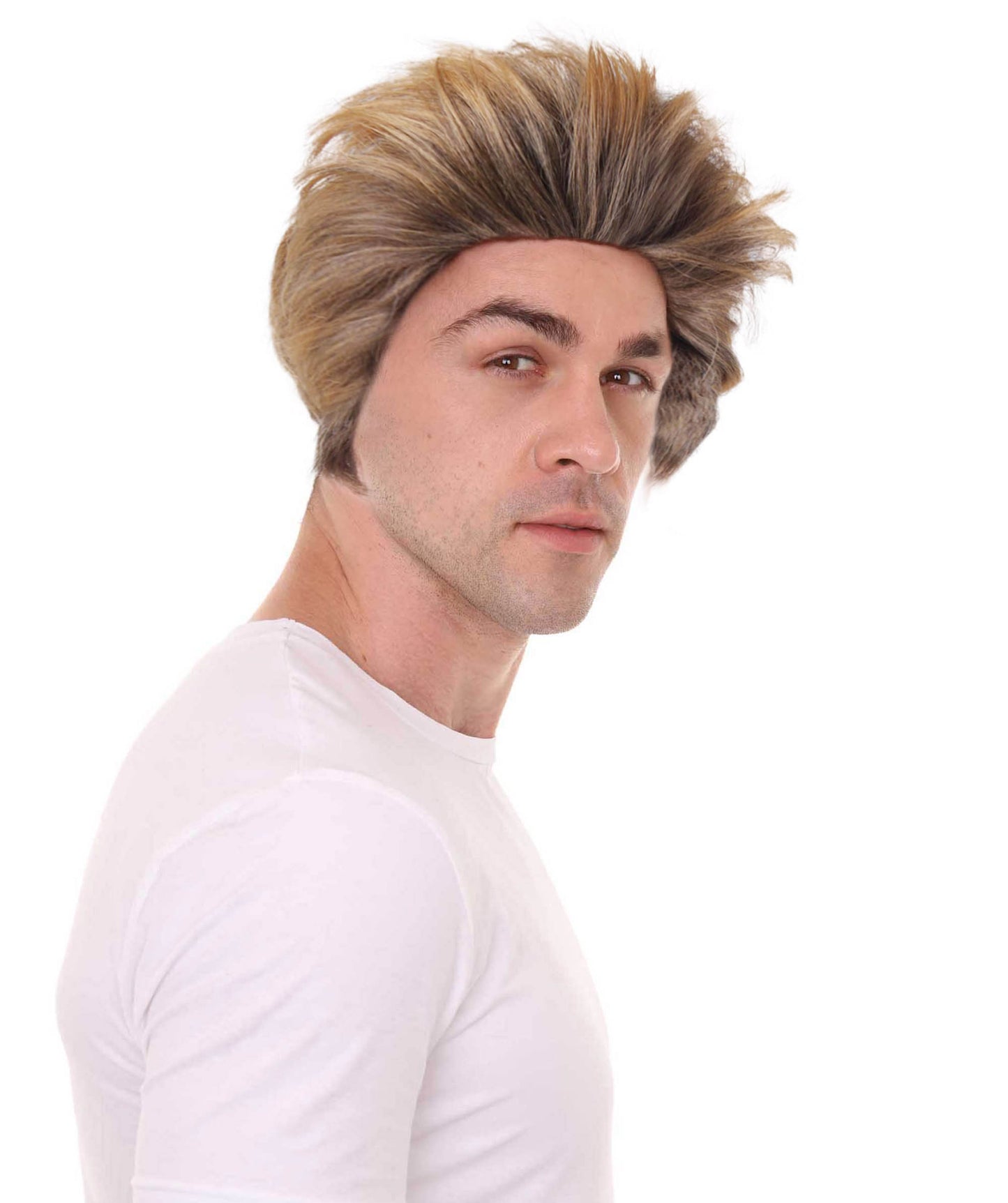 HPO Wrestler Wig | Brown Color Halloween Wigs