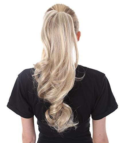 Women’s Loose Curls Jaw Clip Ponytail Extension | Perfect for Halloween | Premium Breathable Capless Cap