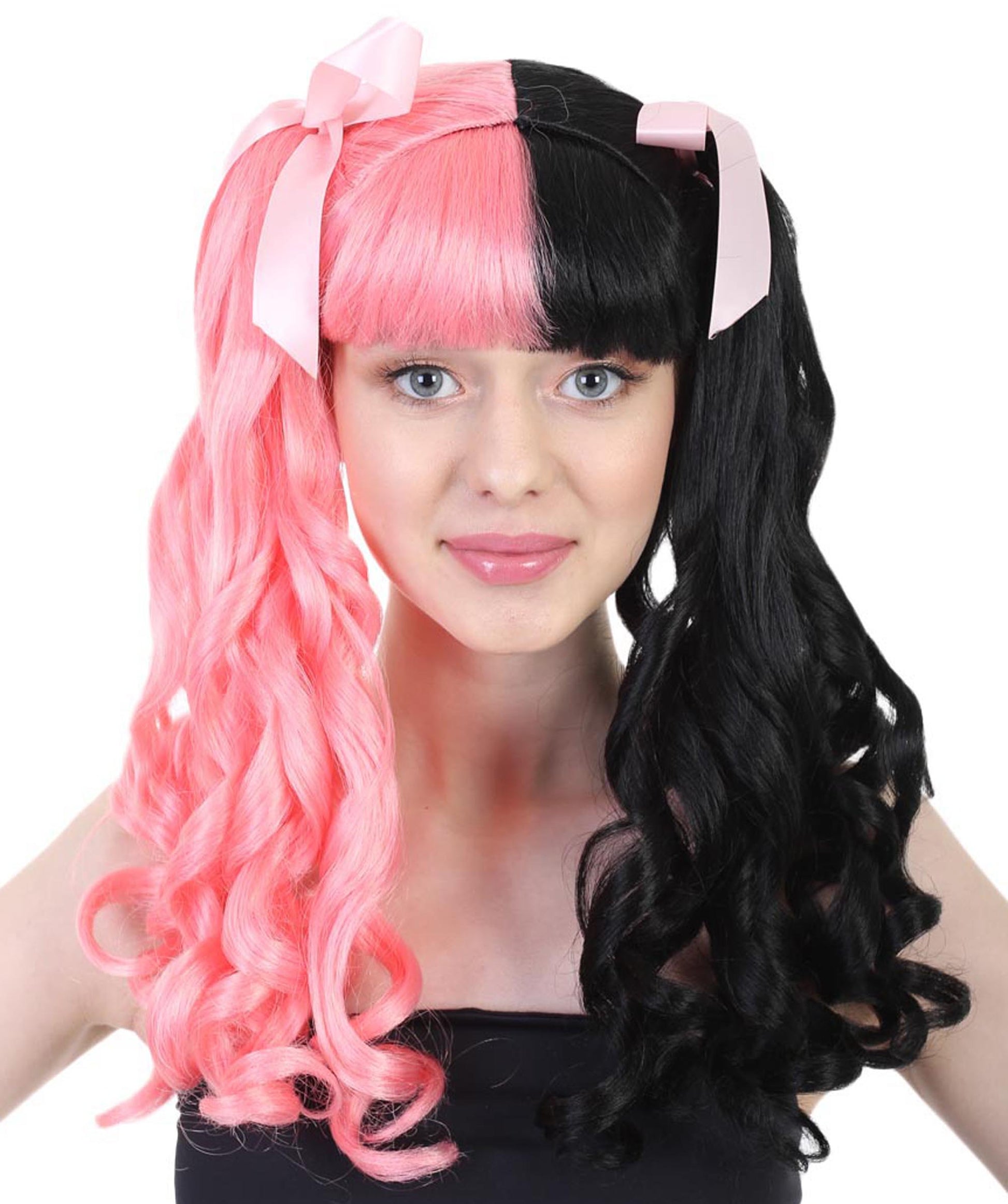 Pink & Black Celebrity Wig