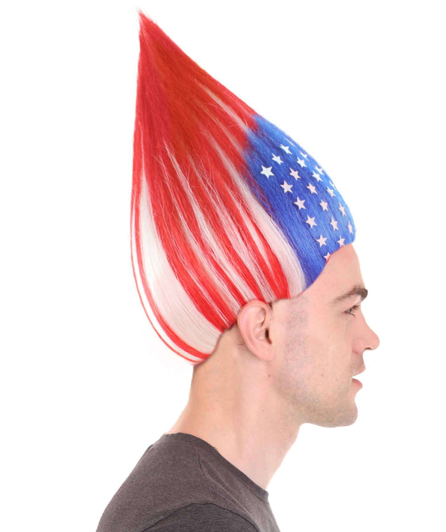 Unisex Flag Troll Wigs Collections | 16 Countries Wig | Sports Wigs | Premium Breathable Capless Cap