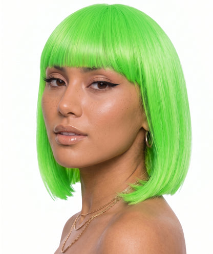 Women’s VIVA Jessie straight Wig Multicolor | Retro Shoulder-Length Hairpiece | High Heat Resistance fiber with Adjustable Breathable Cap for Halloween, Party & Stage