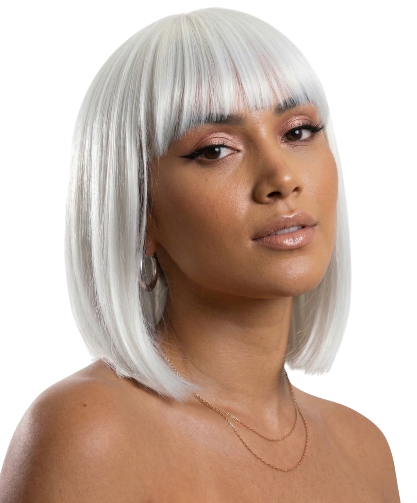 Women’s VIVA Jessie straight Wig Multicolor | Retro Shoulder-Length Hairpiece | High Heat Resistance fiber with Adjustable Breathable Cap for Halloween, Party & Stage