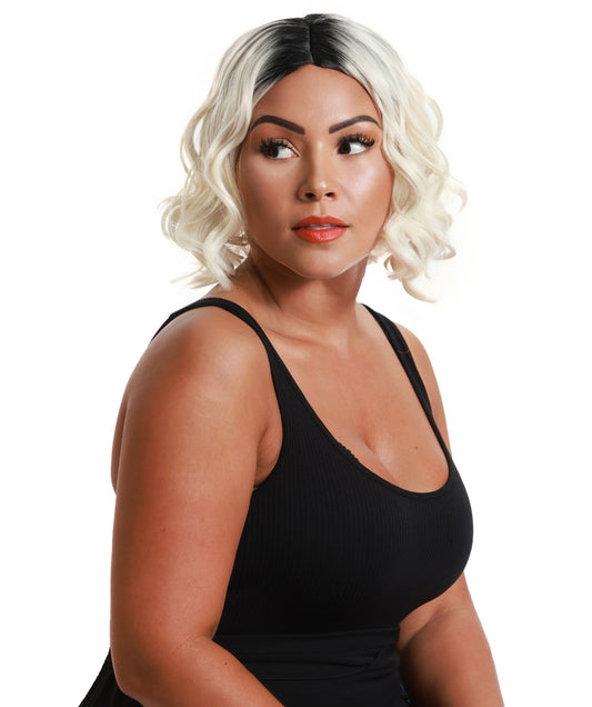 Women’s VIVA Gigi Wig Multiple Color | Medium-Length wavy Hairpiece | Flame-Retardant Synthetic Fiber with Adjustable Breathable Cap for Halloween Party & Stage