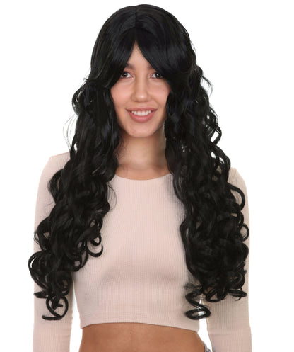Women’s VIVA Ash Multiple Wig | Long Wavy Hairpiece | Flame-Retardant Synthetic Fiber with Adjustable Breathable Cap for Halloween & Theater
