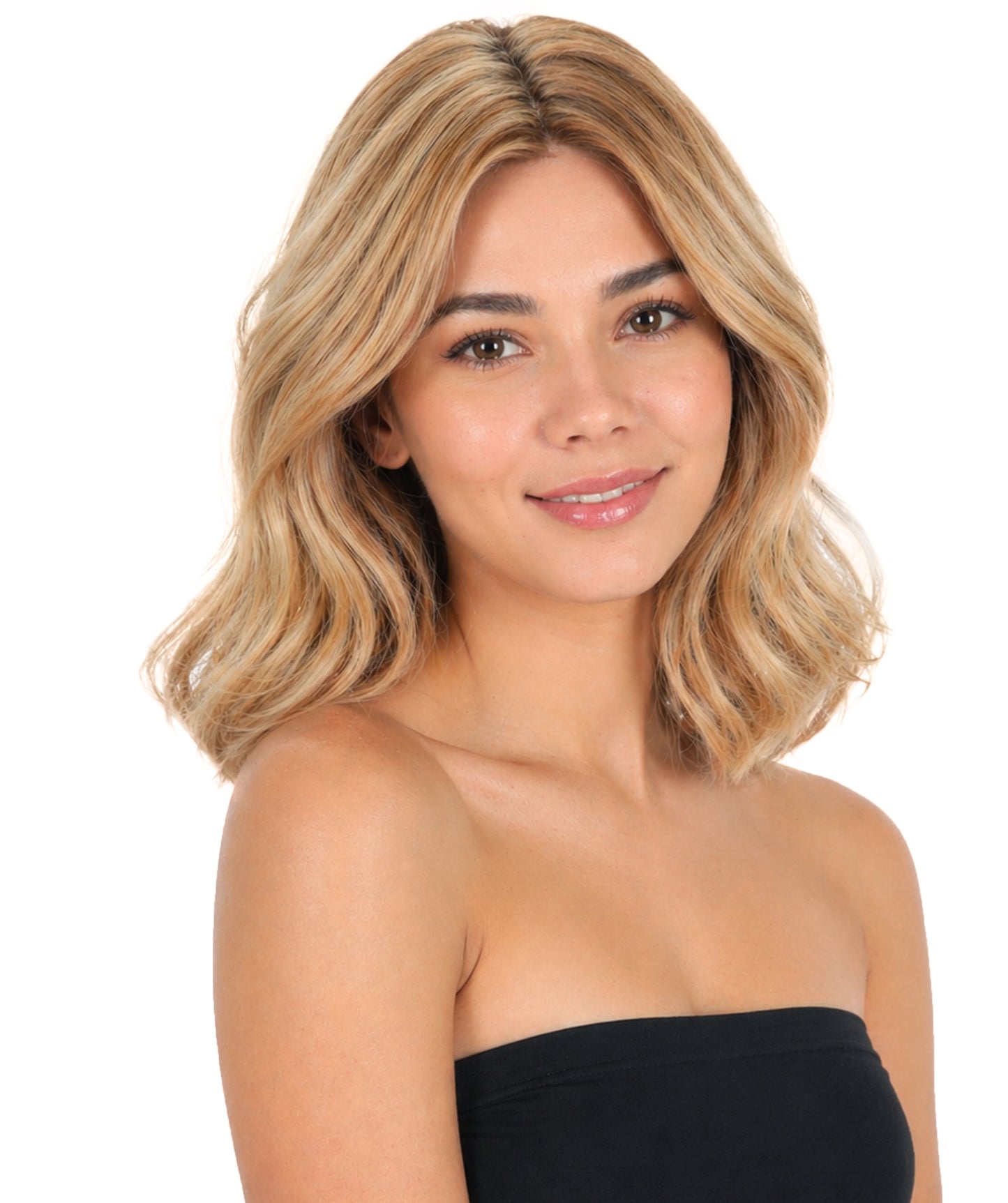 Women VIVA Scarlet Wavy Multicolor Wig | Medium-Length Layered Hairpiece | High Heat Resistance fiber, Adjustable Breathable Cap for Theater & Parties