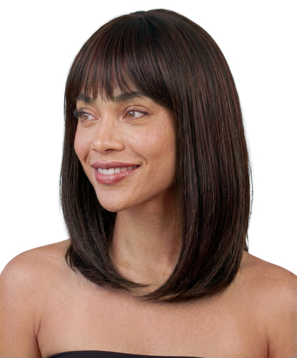 Women VIVA Elle Wig, Multicolor | Long Straight Hairpiece | High Heat Resistance fiber for Parties, Halloween & Theater
