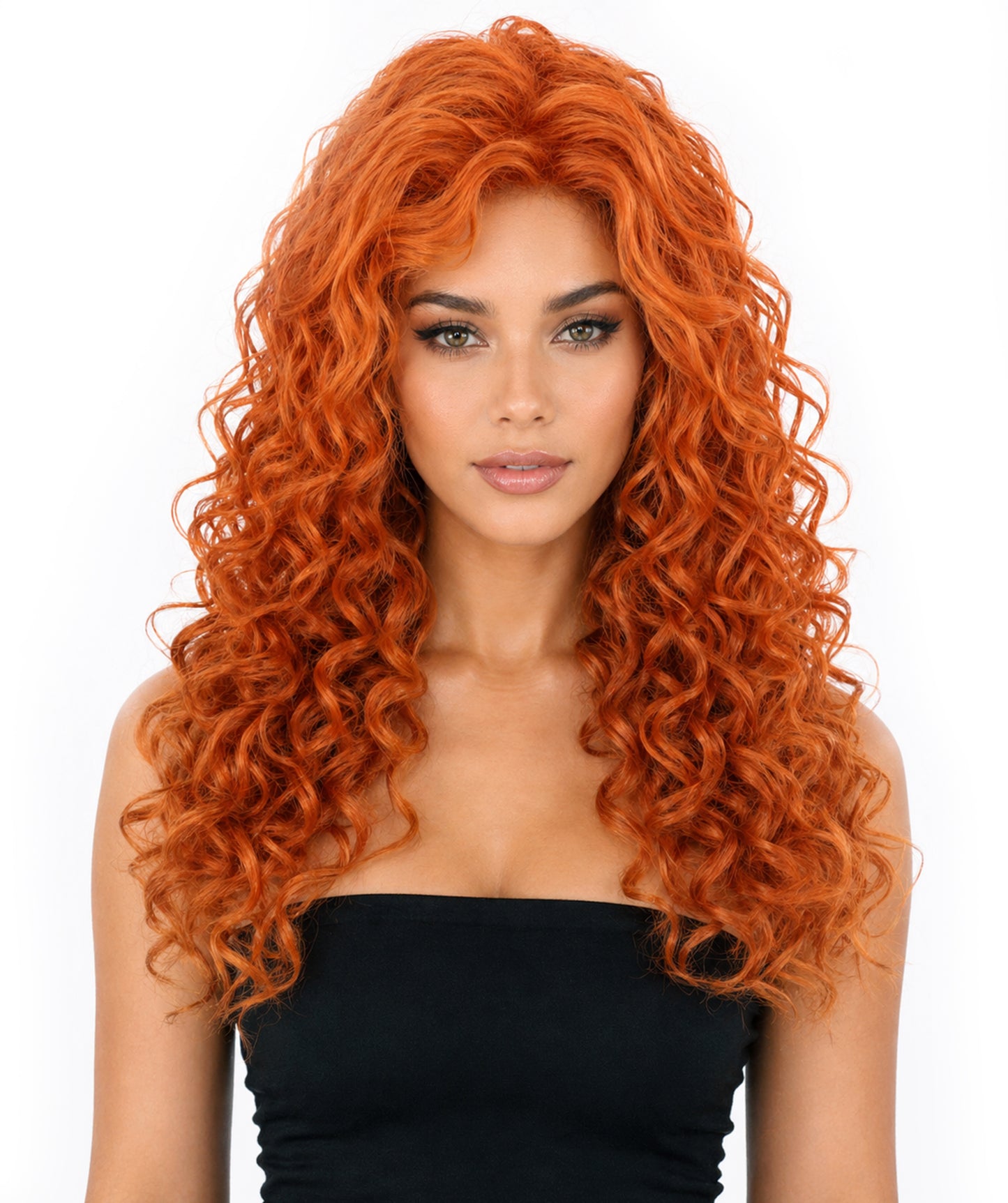 Women’s Iris Curly Wig | Natural Curl with Multiple Color Options | Ideal for a Bold, Elegant Look