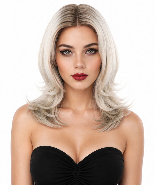 Women's Nova Short Wig | Short Layers with Long Bangs in Multiple Color Options | High Heat Resistance Fiber Ideal for Elegant Appearance