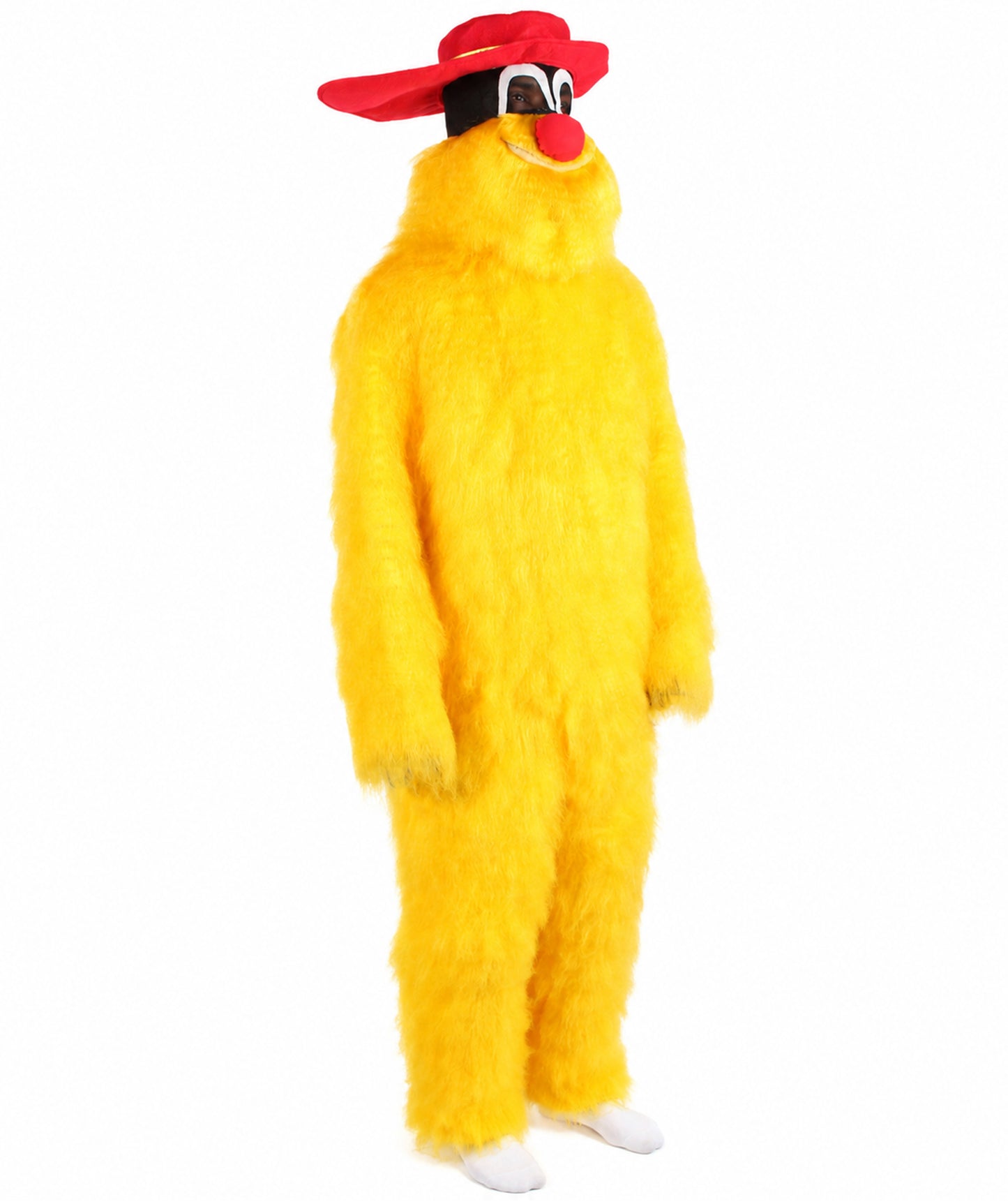 Unisex American Cartoon Character Yellow Mouse Costume | Perfect for Halloween | Flame-retardant Synthetic Fabric