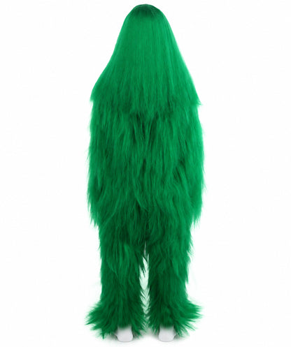 HPO Teen Extreme Hairy Person Costume Bundle & Mask Set - Full-Body Hair Suit Extra-Long Costume Wig for Halloween, Cosplay & Parties - Multiple Color Options