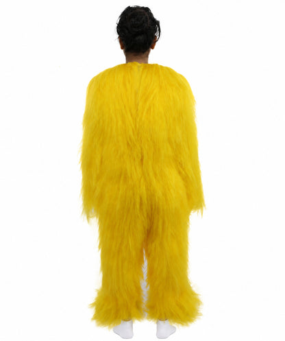 HPO Teen Extreme Hairy Person Costume Bundle & Mask Set - Full-Body Hair Suit Extra-Long Costume Wig for Halloween, Cosplay & Parties - Multiple Color Options