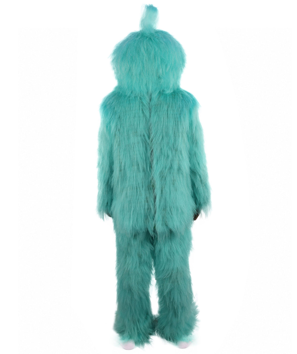 HPO Unisex Blue Furry Monster Costume, Mask and Bundle Set | Full Body Fur Costume with Matching Mask | Soft Plush Halloween Cosplay Outfit for Parties, Mascots & Performers