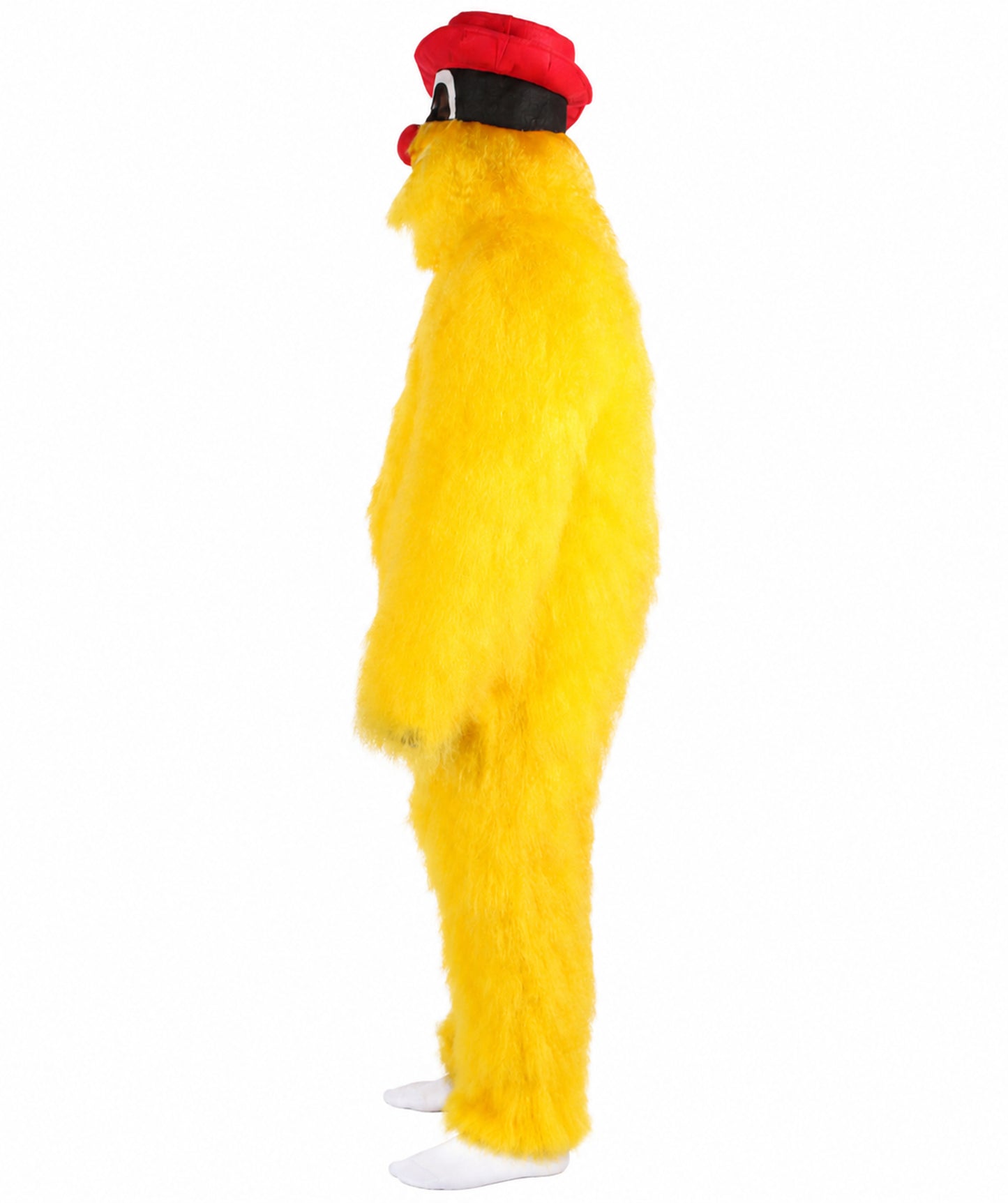 Unisex American Cartoon Character Yellow Mouse Costume | Perfect for Halloween | Flame-retardant Synthetic Fabric