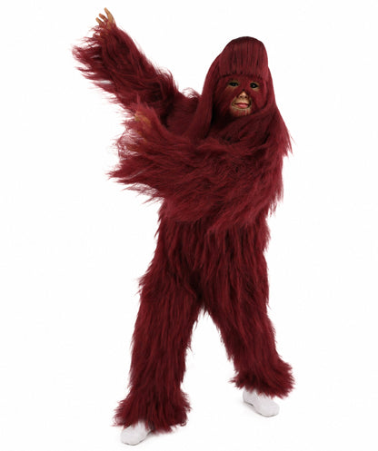 HPO Teen Extreme Hairy Person Costume Bundle & Mask Set - Full-Body Hair Suit Extra-Long Costume Wig for Halloween, Cosplay & Parties - Multiple Color Options