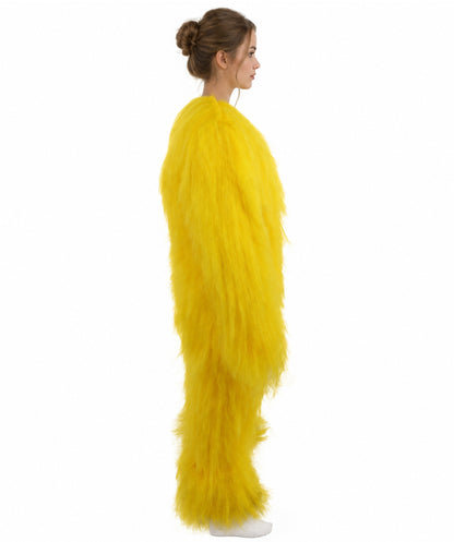 HPO Teen Extreme Hairy Person Costume Bundle & Mask Set - Full-Body Hair Suit Extra-Long Costume Wig for Halloween, Cosplay & Parties - Multiple Color Options