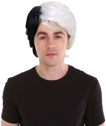 Snow Movie Mens Wig |Multiple Halloween Wig | Premium Breathable Capless Cap