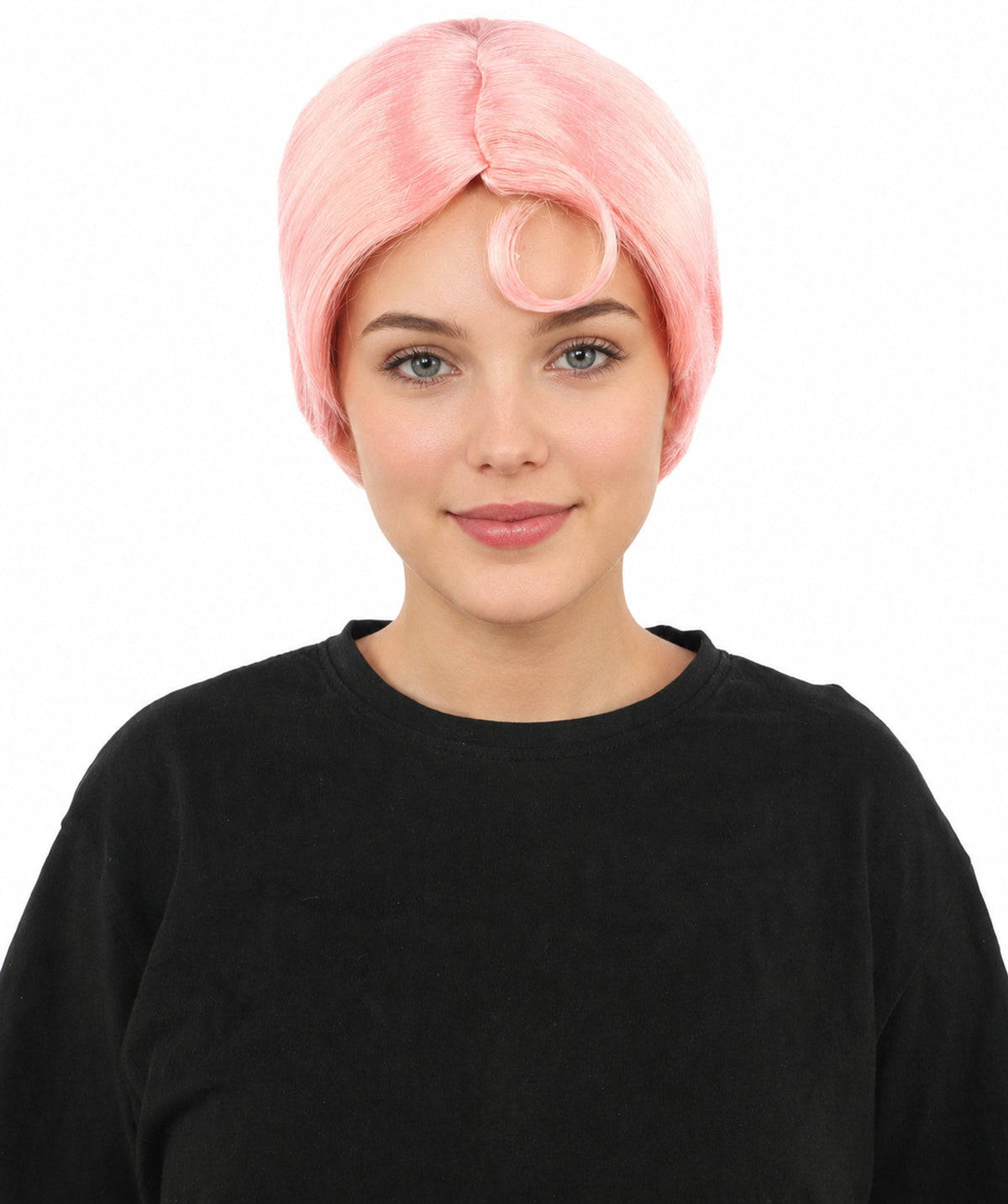 HPO Adult Women’s 10-Inch Short Wig | Multiple Color Options | Celebrity Hairpiece for Costume, Cosplay, and Themed Parties | Sleek and Modern Hairpiece for Versatile Looks