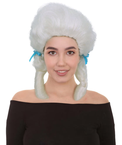 HPO Women’s Classic Elly May Clamped Multiple Wig With Two Blue Hair Ribbons