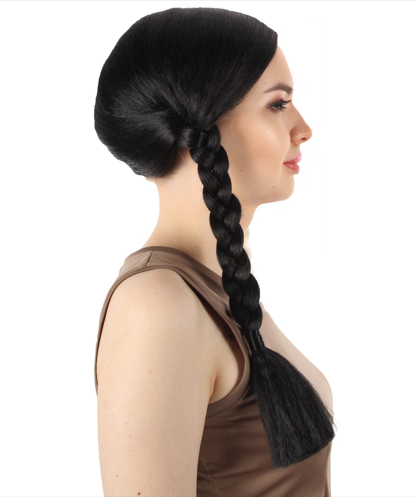 HPO Women's  Braided Gothic Wig | Multiple Color Collections TV Movie Wigs | Premium Breathable Capless Cap