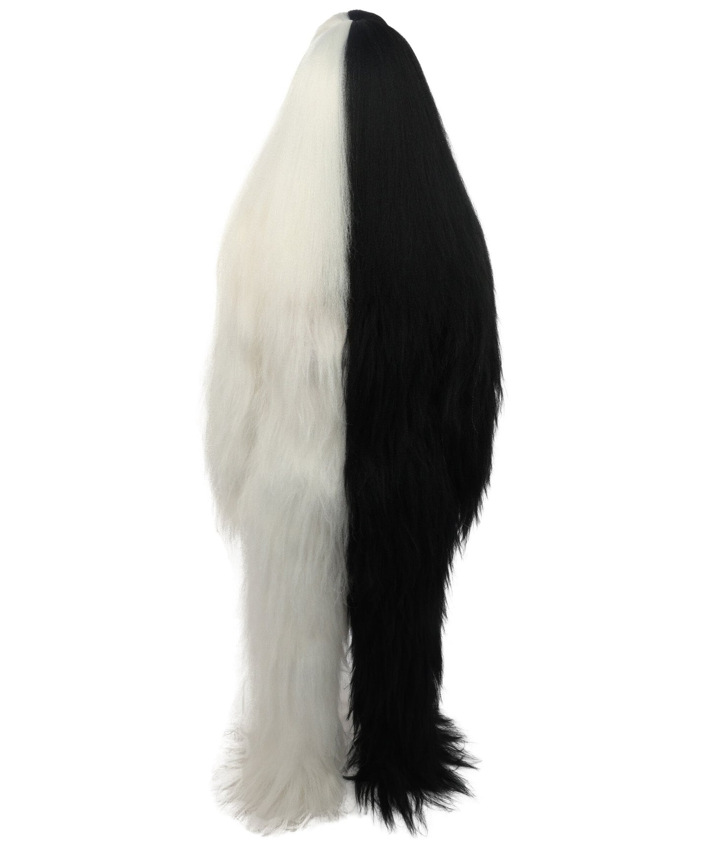 HPO Teen Extreme Hairy Person Two Part Costume, Mask and Bundle Set - Full-Body Hair Suit Extra-Long Costume Wig for Halloween, Cosplay & Parties - Multiple Color Options