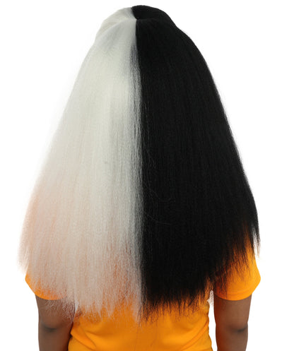 HPO Teen Extreme Hairy Person Two Part Costume, Mask and Bundle Set - Full-Body Hair Suit Extra-Long Costume Wig for Halloween, Cosplay & Parties - Multiple Color Options