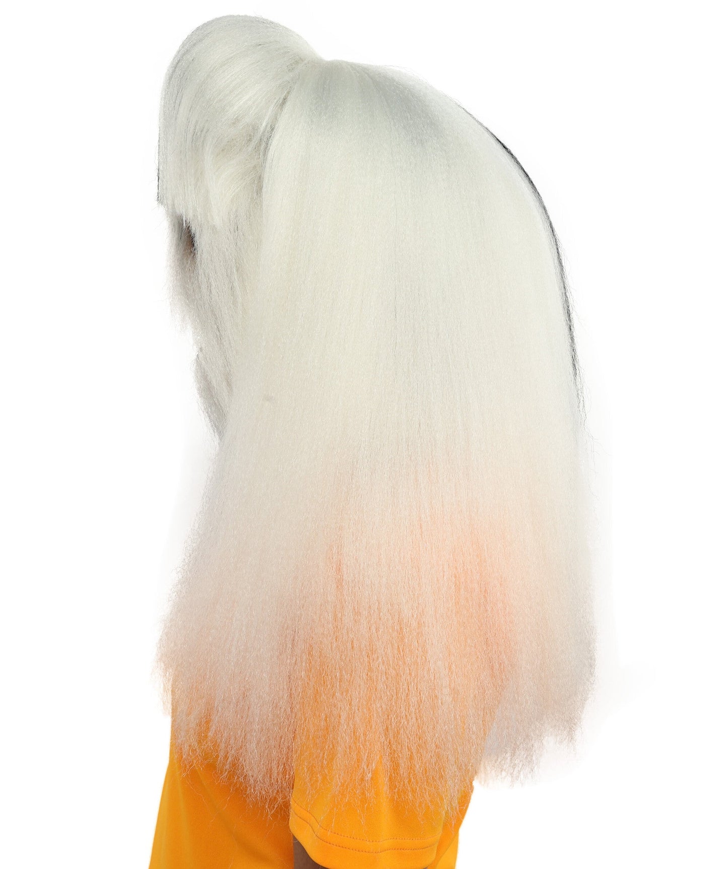 HPO Teen Extreme Hairy Person Two Part Costume, Mask and Bundle Set - Full-Body Hair Suit Extra-Long Costume Wig for Halloween, Cosplay & Parties - Multiple Color Options