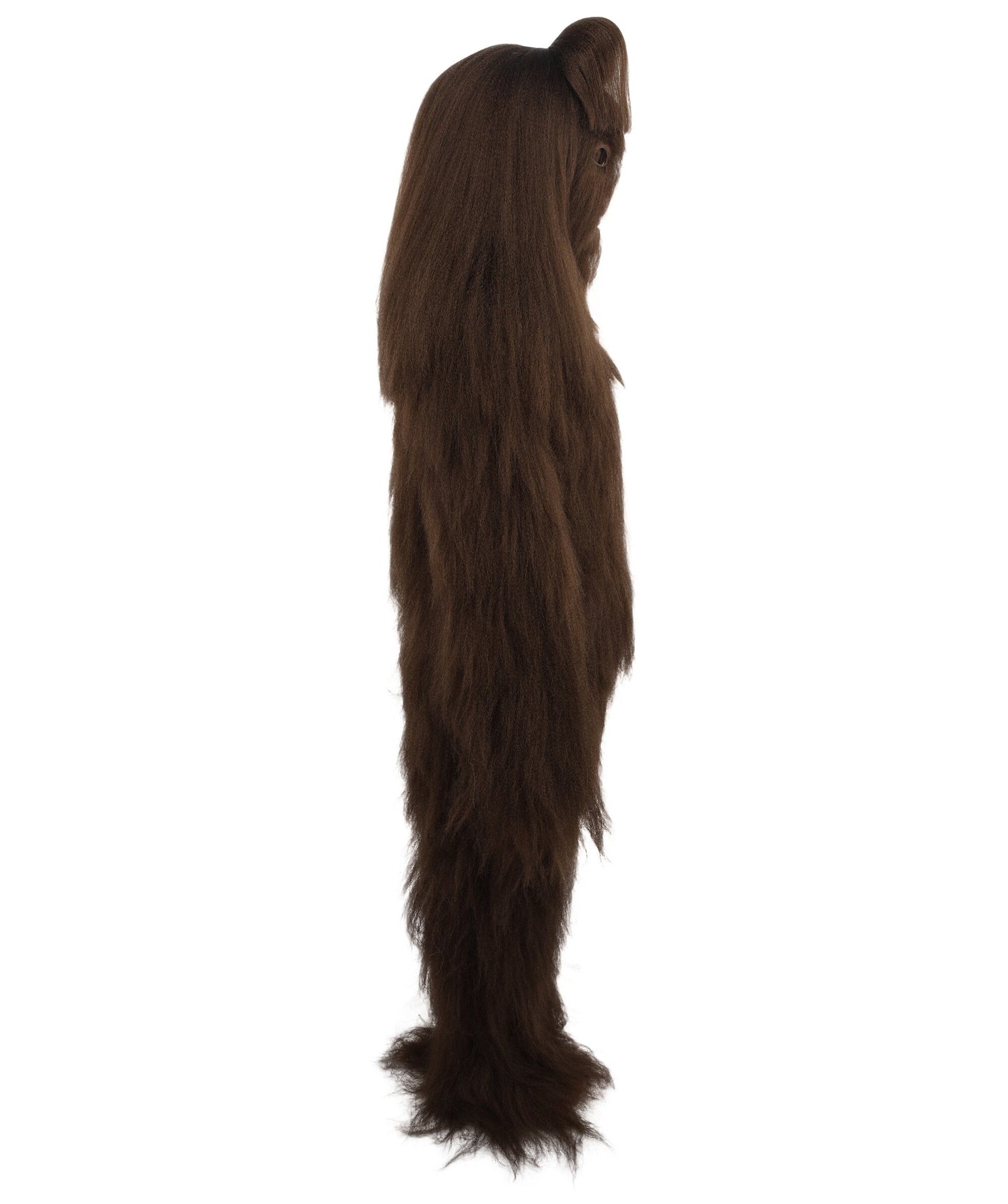 HPO Teen Extreme Hairy Person Two Part Costume, Mask and Bundle Set - Full-Body Hair Suit Extra-Long Costume Wig for Halloween, Cosplay & Parties - Multiple Color Options