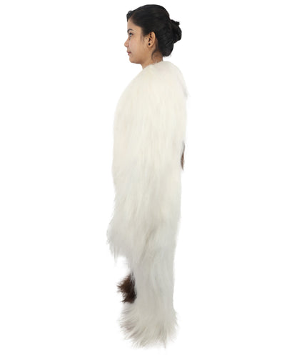 HPO Teen Extreme Hairy Person Two Part Costume, Mask and Bundle Set - Full-Body Hair Suit Extra-Long Costume Wig for Halloween, Cosplay & Parties - Multiple Color Options