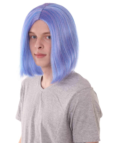 Men's Monster Anime Wig | Blue | Premium Breathable Capless Cap