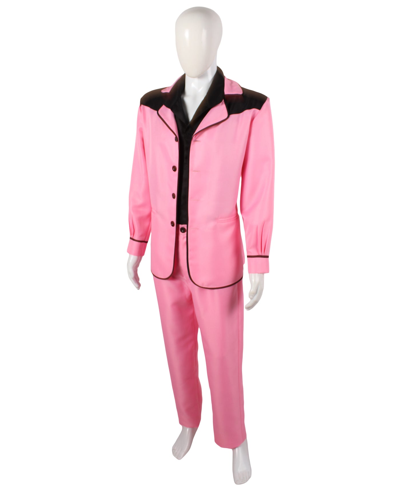 HPO Adult Men’s King of Rock and Roll Costume,Bundle Set with Wig | Perfect For Halloween and Cosplay Convention