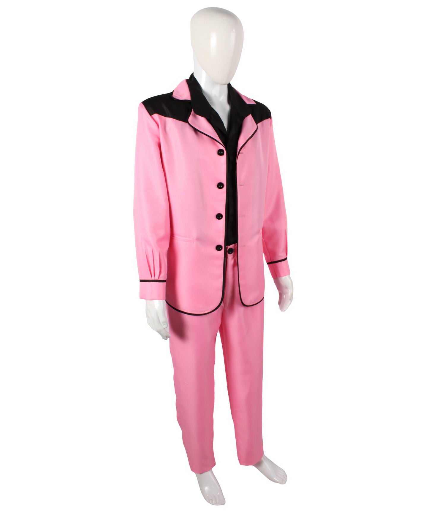 HPO Adult Men’s King of Rock and Roll Costume,Bundle Set with Wig | Perfect For Halloween and Cosplay Convention