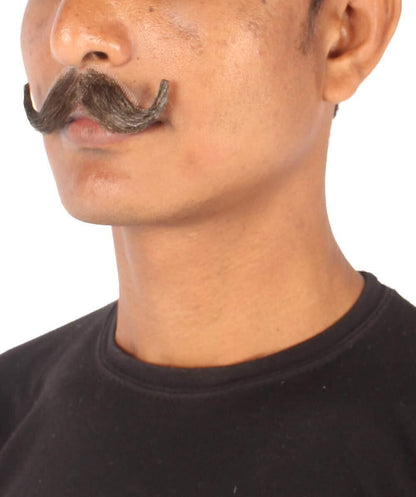Men's Small Imperial Synthetic Hair Mustache | Multiple Color Options | HPO