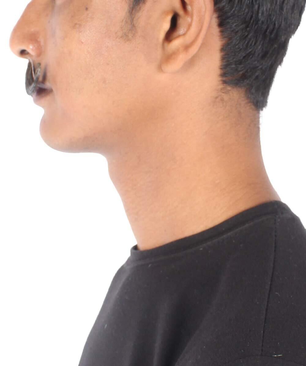 Men's Small Imperial Synthetic Hair Mustache | Multiple Color Options | HPO