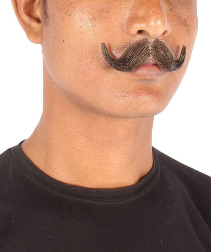 Men's Small Imperial Synthetic Hair Mustache | Multiple Color Options | HPO
