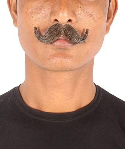 Men's Small Imperial Synthetic Hair Mustache | Multiple Color Options | HPO