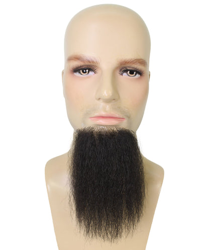 HPO Adult Men's Human Hair Beard Facial Hair I Perfect for Halloween and Cosplay