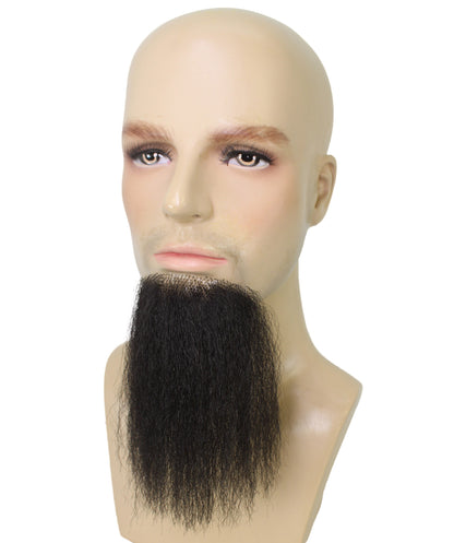 HPO Adult Men's Human Hair Beard Facial Hair I Perfect for Halloween and Cosplay