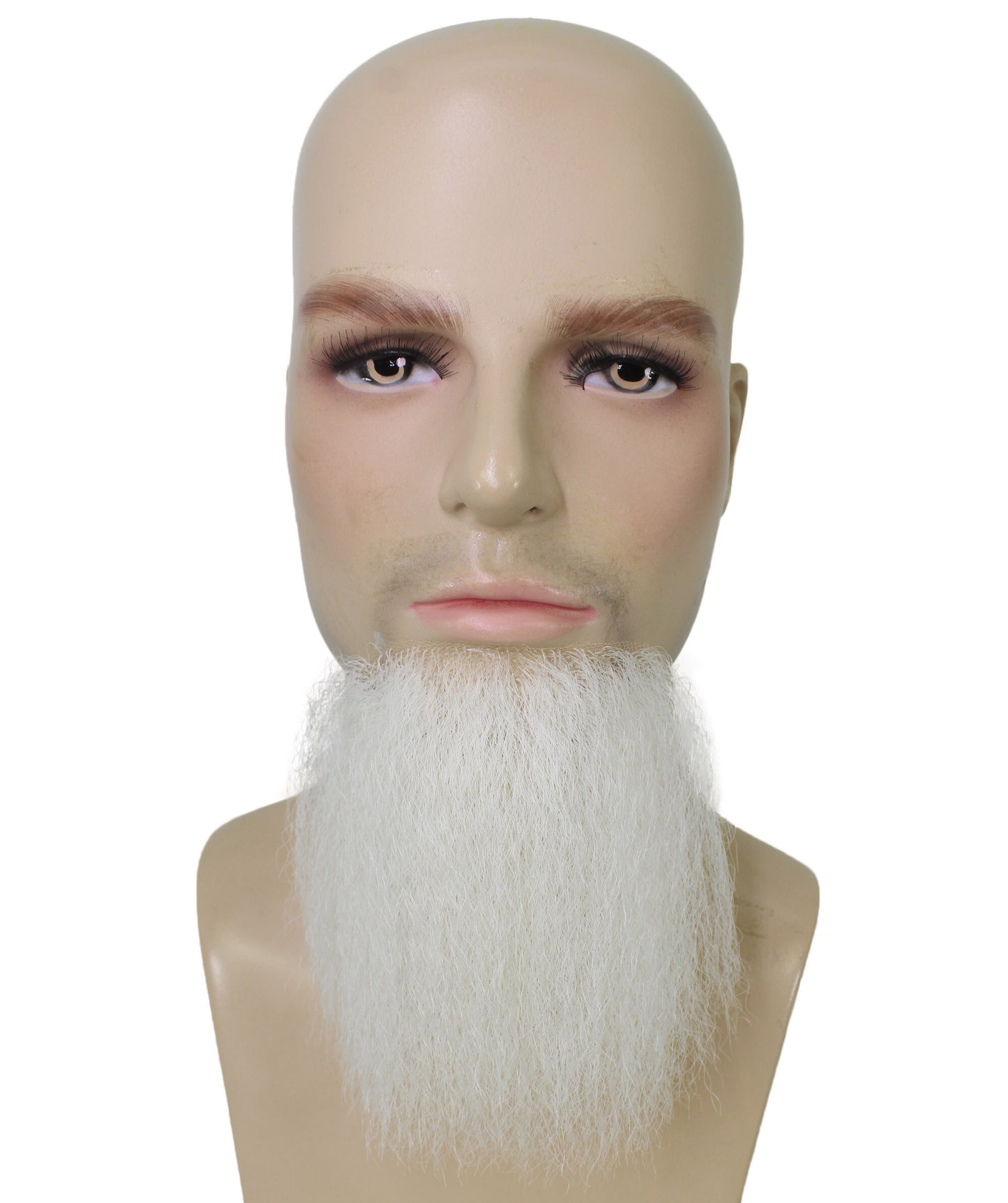 HPO Adult Men's Human Hair Beard Facial Hair I Perfect for Halloween and Cosplay