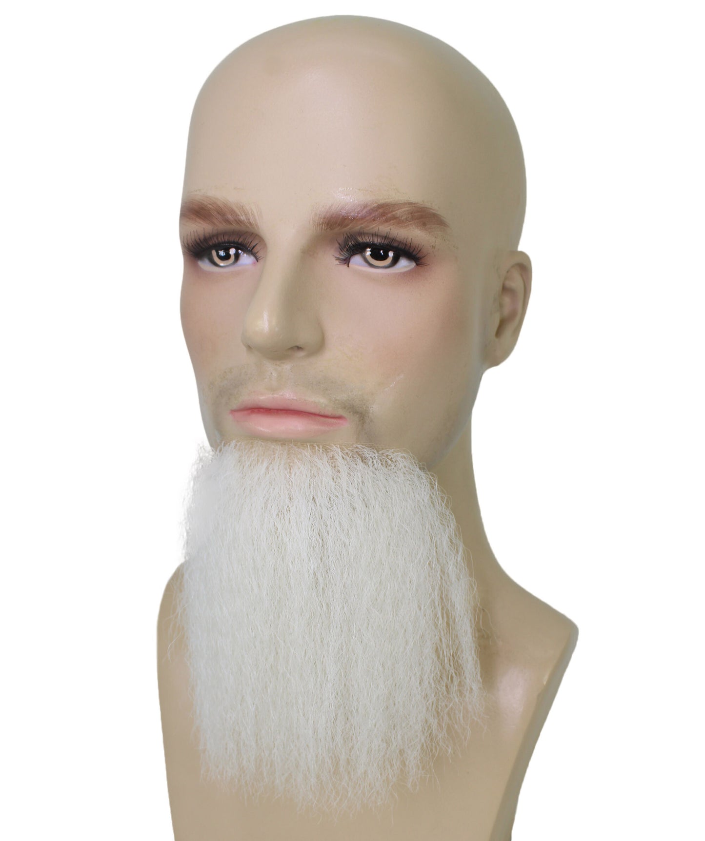 HPO Adult Men's Human Hair Beard Facial Hair I Perfect for Halloween and Cosplay