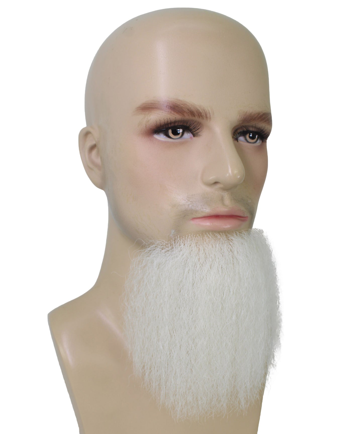 HPO Adult Men's Human Hair Beard Facial Hair I Perfect for Halloween and Cosplay