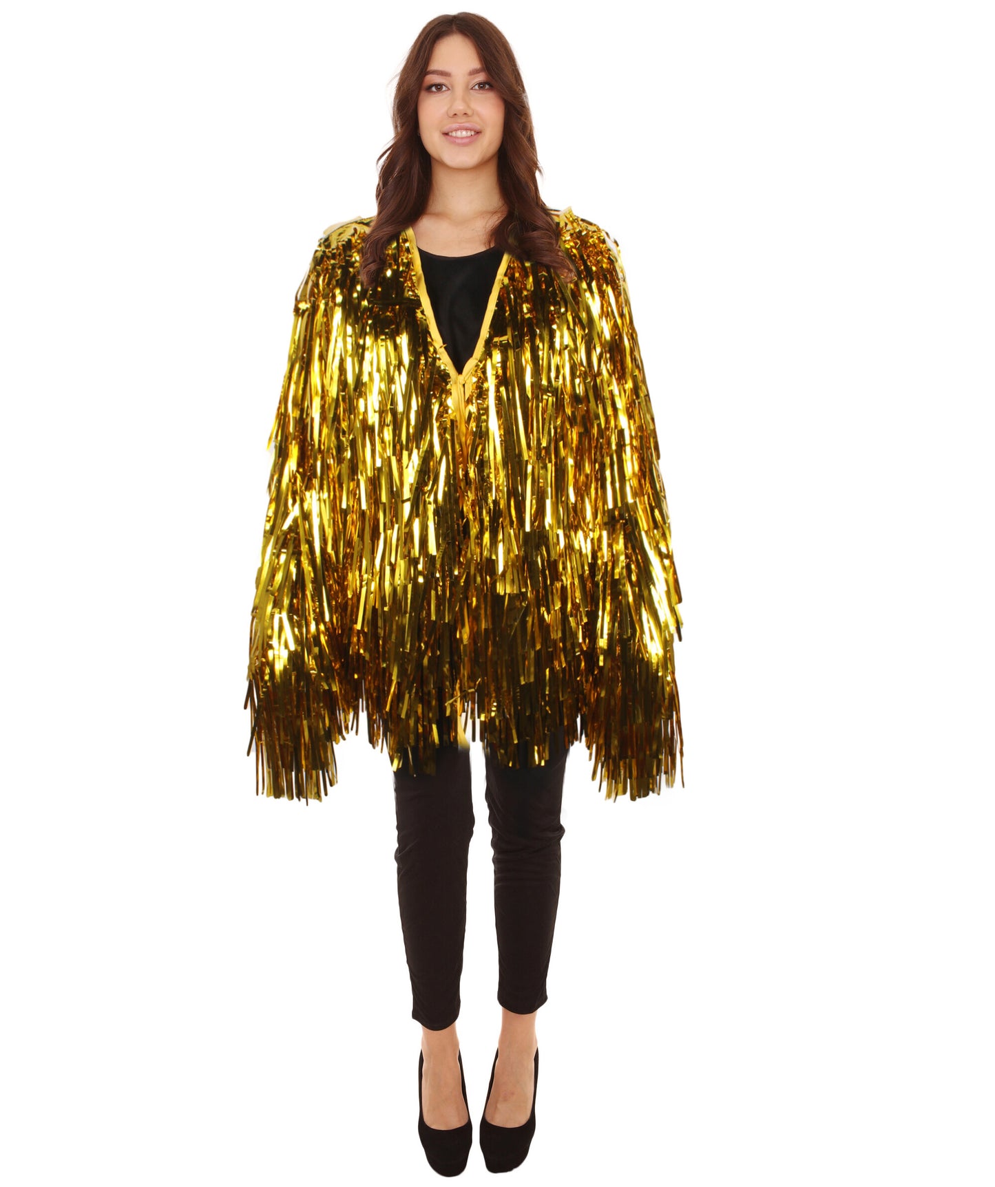 HPO Unisex Festival Carnival Thick Tinsel Jacket with Loose Fit