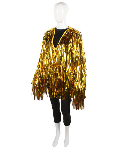 HPO Unisex Festival Carnival Thick Tinsel Jacket with Loose Fit