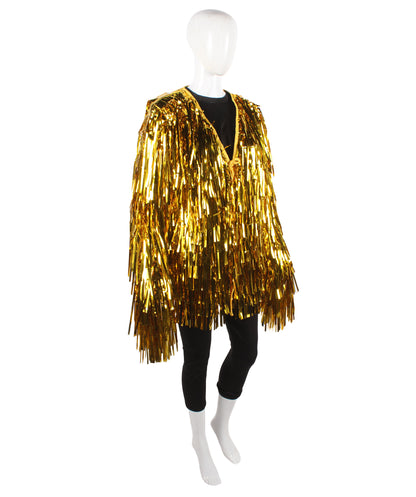 HPO Unisex Festival Carnival Thick Tinsel Jacket with Loose Fit