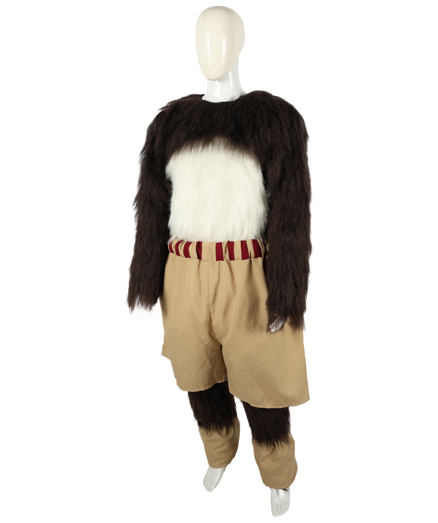 HPO Adult Furry Animated Character Multiple Panda Costume, Bundle & Mask Perfect for Halloween, Flame-retardant Synthetic Fabric