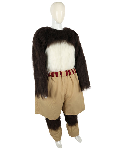 HPO Adult Furry Animated Character Multiple Panda Costume, Bundle & Mask Perfect for Halloween, Flame-retardant Synthetic Fabric