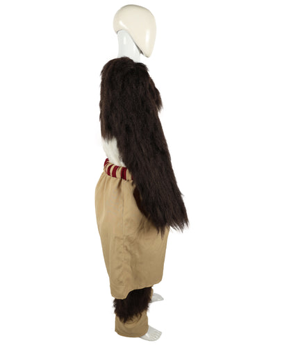 HPO Adult Furry Animated Character Multiple Panda Costume, Bundle & Mask Perfect for Halloween, Flame-retardant Synthetic Fabric