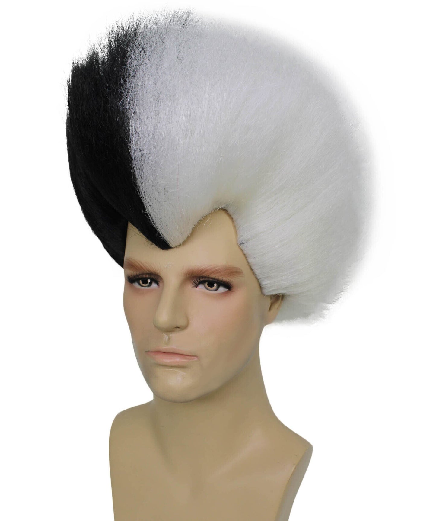 Hades God of Death |Multiple Color Fake Flame Spikes | Premium Halloween Wig