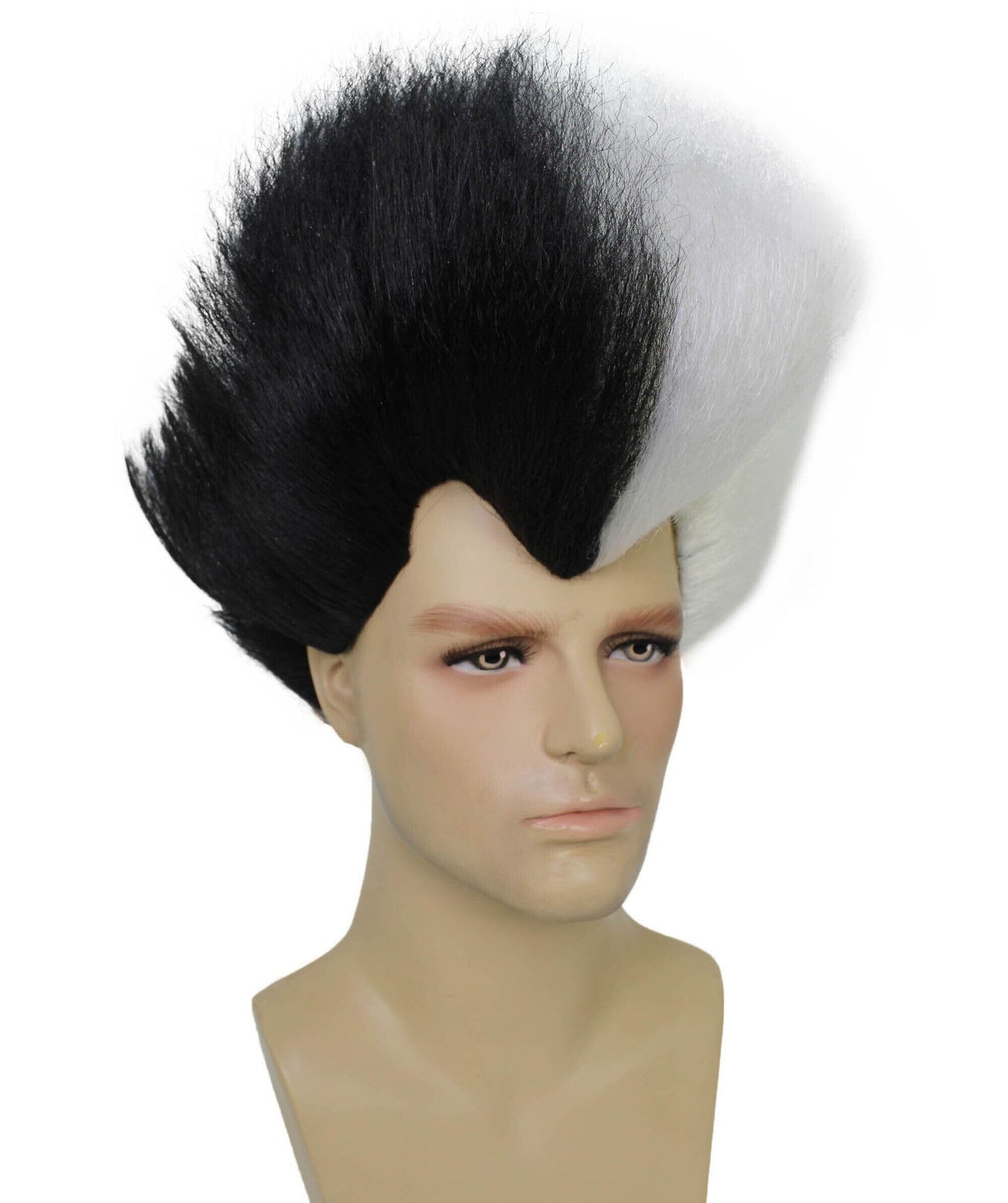 Hades God of Death |Multiple Color Fake Flame Spikes | Premium Halloween Wig