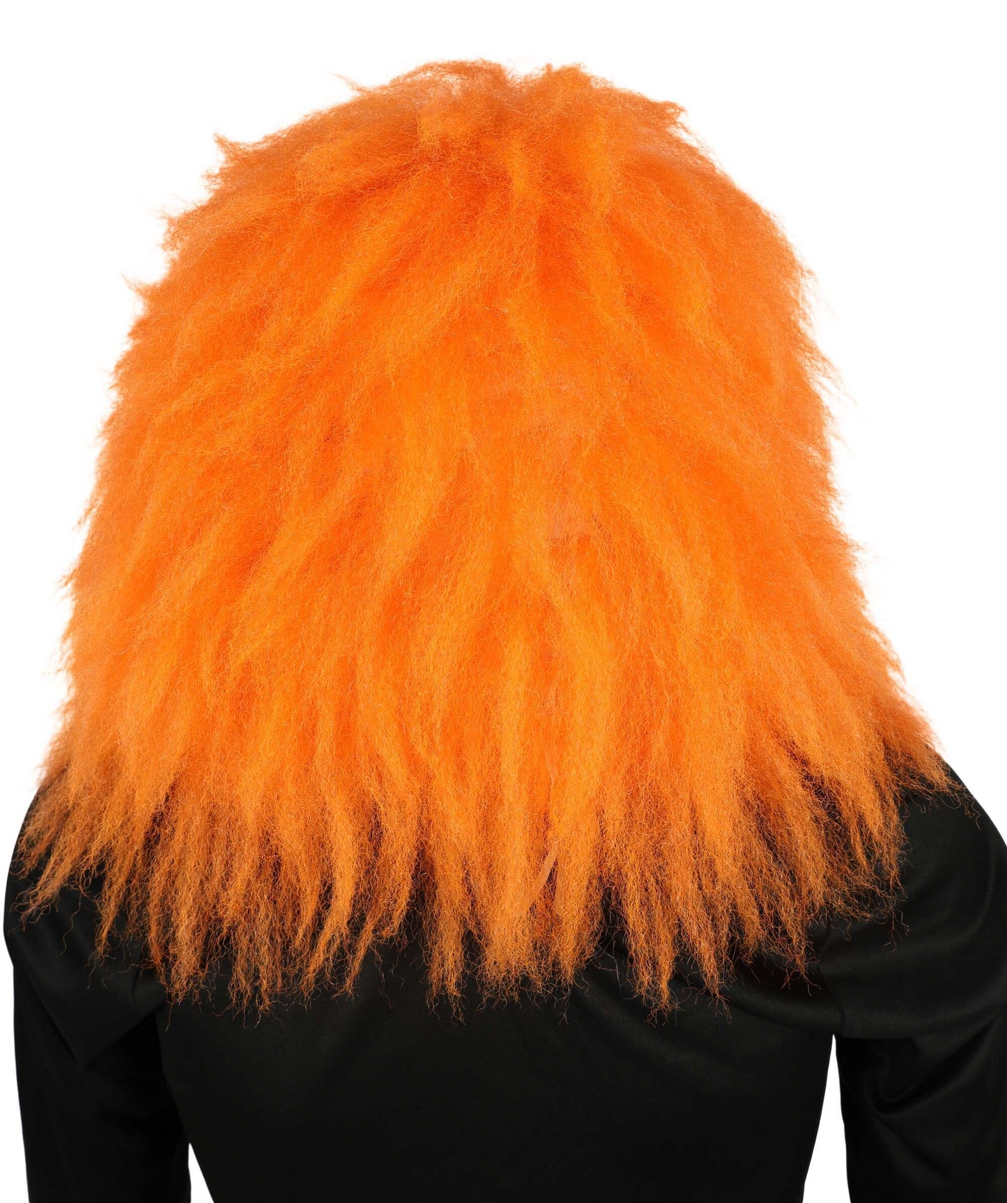 HPO Unisex Furry Orange One-Eyed Beast Monster Cyclops Costume Set with Head Mask| Perfect for Halloween| Flame-retardant Synthetic Fabric