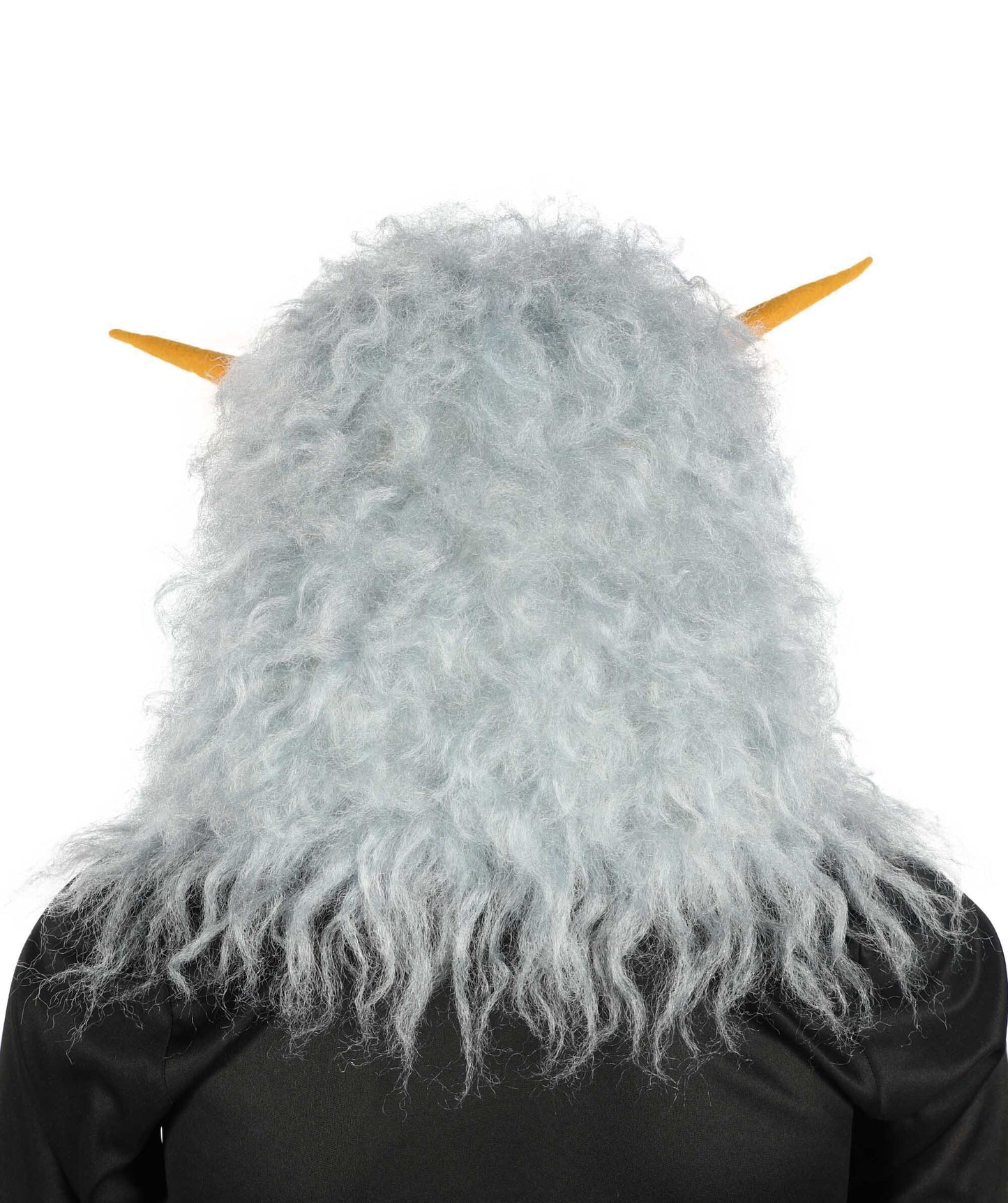 HPO Unisex Furry 75 Inch Blue Horned Multiple Monster Costume Set with Head Mask| Perfect for Halloween| Flame-retardant Synthetic Fabric